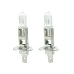 Set 2 becuri auto halogen H1 12V 55W Carguard Long Life +50% lumină