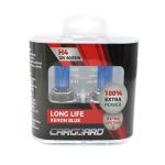 Set 2 becuri halogen H4 Carguard Long Life, +100% lumină, 12V 60/55W