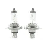 Set 2 becuri auto halogen H4 12V 55W Carguard Long Life, +50% lumină