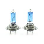 Set 2 becuri halogen H7 Carguard Long Life Xenon Blue, 12V 55W, +100% intensitate