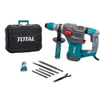 Ciocan rotopercutor TOTAL 1500W, 5,5J SDS-Plus cu valiză și accesorii