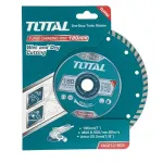 Disc diamantat Turbo pentru debitare beton 180 mm TOTAL, Wet & Dry