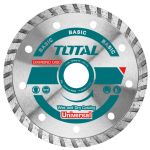 Disc diamantat TOTAL 230 mm pentru debitare beton, tăiere umedă și uscată