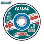 Disc debitare metal TOTAL 115 mm, subtire 1.2 mm, prindere 22.2 mm