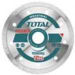 Disc diamantat continuu TOTAL Industrial 125 mm pentru ceramică, tăiere umedă