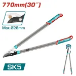 Foarfecă pentru crengi TOTAL Industrial 770 mm (30”), tăiere 28 mm, SK5
