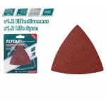 Set hârtie abrazivă delta 80 mm TOTAL, 20 buc, granulații P40–P120