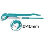 Mops suedez TOTAL 40 mm (1,57") cu cap la 45° pentru țevi