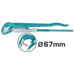 Cheie tip mops suedez TOTAL 67 mm (2,64”), unghi 45°, pentru sarcini grele