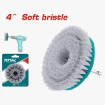 Perie moale 4" TOTAL pentru curățare sticlă, plastic și covoare, 50 mm