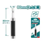 Prelungitor magnetic pentru biți TOTAL 80 mm, prindere 1/4"