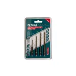 Set 4 burghie HSS TOTAL cu prindere hex 1/4 pentru metal (1,5–4 mm)