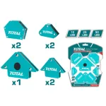 Set 7 colțare magnetice pentru sudură Total, multiunghi și dimensiuni diferite