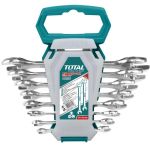 Set 8 chei fixe TOTAL Industrial 6–22 mm, pentru strângere și desfacere