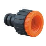 Adaptor robinet 1/2–3/4 mamă pentru furtun, conexiune rapidă