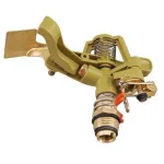 Cap aspersor metalic cu impuls pentru irigare, raza 6 m ajustabila