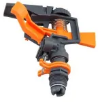 Cap aspersor cu impuls din plastic pentru irigare grădină, rază 6 m