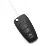 Carcasă cheie briceag pentru Ford, 3 butoane, cu lamă rabatabilă