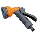 Pistol de udat grădină cu 8 funcții, din plastic, cu reglaj jet apă