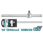 Adaptor T industrial TOTAL 1/2" 250 mm din otel Cr-V pentru cuplu ridicat