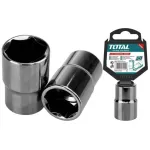 Cheie tubulară TOTAL 32 mm, 1/2”, oțel 50BV30, finisaj nichel negru