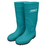 Cizme din cauciuc TOTAL SB cu bombeu metalic, impermeabile, mărimea 41