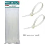 Set coliere de plastic TOTAL 9x800 mm, Nylon 66 (PA66), 100 bucăți
