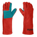 Mănuși de protecție pentru sudură TOTAL din piele bovină, mărimea 16