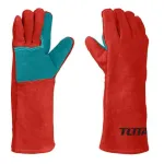 Mănuși de protecție pentru sudură TOTAL din piele bovină, mărimea 16