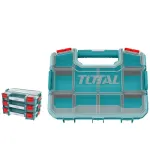 Organizator pentru scule Total din plastic PP, 305x230x65 mm, stivuibil