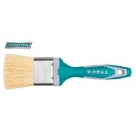Pensulă de vopsea TOTAL 75 mm cu mâner TPR, pentru aplicare precisă