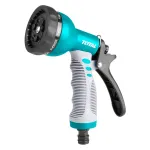 Pistol pentru stropit Total cu 9 funcții și adaptor 3/4 pentru grădină