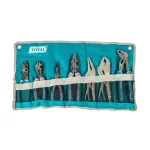 Set 7 clești universali TOTAL din oțel Cr-V, 8–10 inch, cu husă