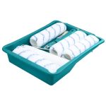 Set trafalet TOTAL 8 în 1 pentru vopsire interior și exterior, cu role și tavă