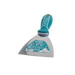 Spaclu din inox TOTAL Industrial 100 mm, lamă micro-finisată pentru finisaje