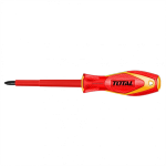 Șurubelniță izolată TOTAL PH2 x 100 mm, VDE 1000V, oțel Cr-V