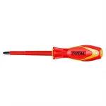 Șurubelniță izolată TOTAL PH2 x 100 mm, VDE 1000V, oțel Cr-V