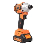 Mașină de înșurubat cu impact Wolfson 21V, 2x2.0Ah Li-Ion, brushless, HEX 1/4