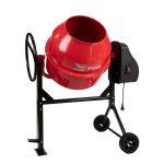 Betonieră electrică Blade 165L, 650W, pentru beton și mortar, 230V