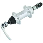 Butuc spate din aluminiu Syncromate, 36 găuri, QR 135 mm, argintiu