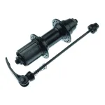 Butuc spate casetat din aluminiu 32H, negru anodizat, QR 135mm