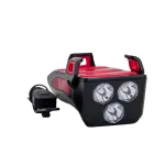 Far LED pentru bicicletă 2500 lm cu suport telefon și claxon, USB