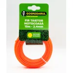 Fir tăietor rotund pentru motocoasă 15 m, 2.4 mm – Gospodarul