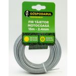 Fir motocoasă 2,4 mm cu inserție metalică, secțiune rotundă, 15 m Gospodarul