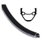 Jantă dublă din aluminiu 24x1.5–1.75 pentru bicicletă 24”, 36H, 14G, 510 g (Blade ML-13)