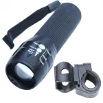 Lanternă LED cu zoom Blade, prindere pe bicicletă și șnur de mână