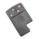 Carcasă cheie Mazda 3+1 butoane, tip telecomandă, neagră