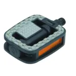 Pedale City antiderapante din PP + TPR, cu cos cu bile, ax otel bor