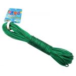 Șnur din PVC 5 mm, 15 m (306 g) pentru legare și fixare, verde