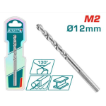Burghiu pentru metal TOTAL M2 HSS 12x151 mm, vârf 130°, industrial